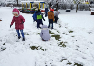 Zabawy na śniegu